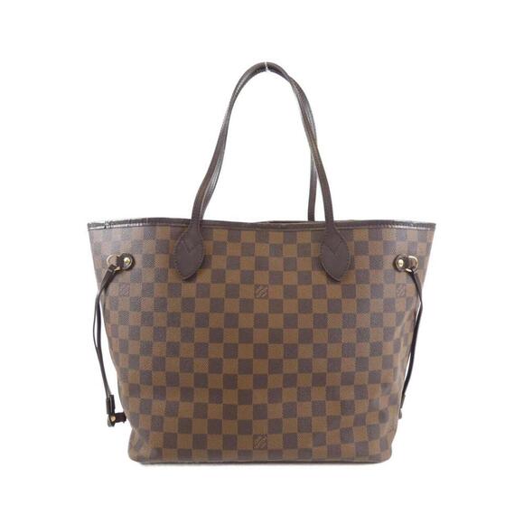 LOUIS VUITTON Brown Damier Neverfull MM Bag - Picture 1 of 8